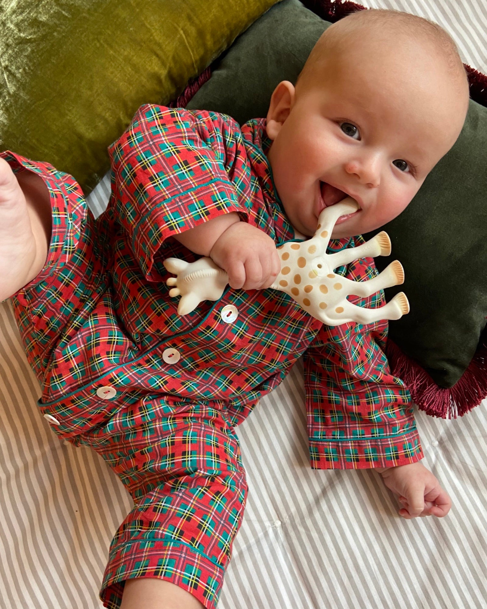 Tartan Baby Pajamas