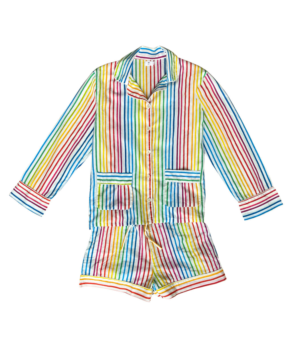 Pyjama Short Femme Rainbow