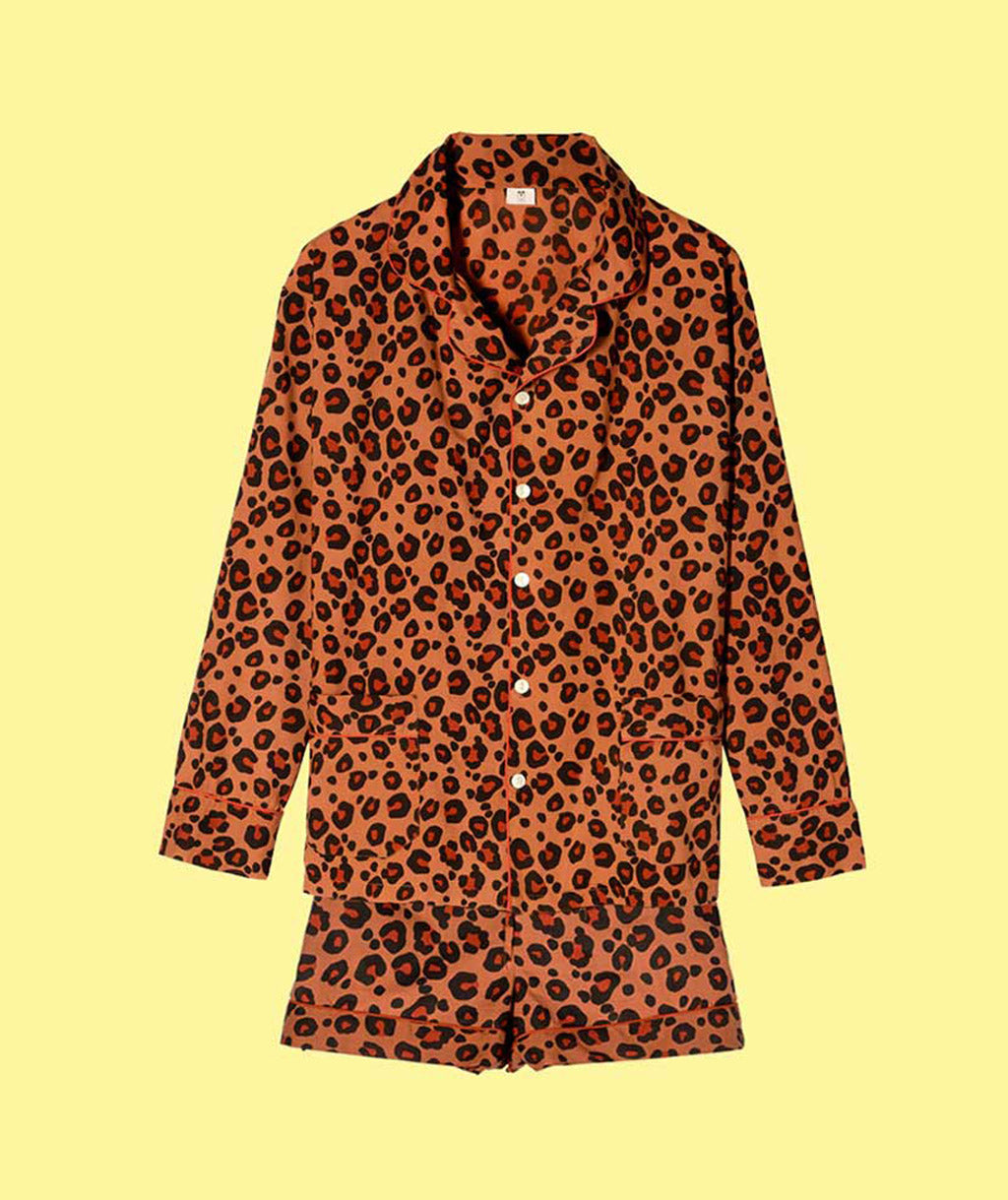 Women's Leopard Short Pajamas